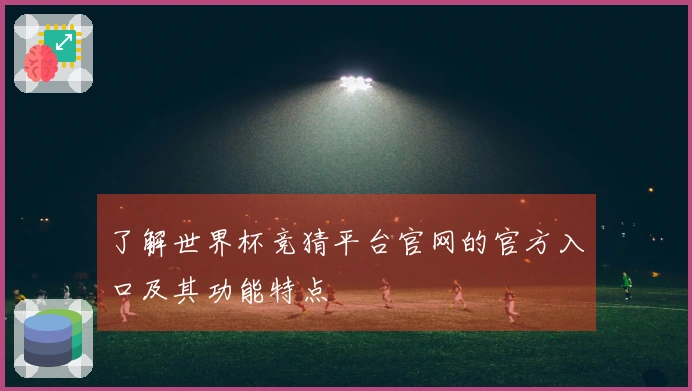 了解世界杯竞猜平台官网的官方入口及其功能特点